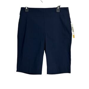 Ruby Rd. Blue stretchy shorts running walking workout size 12 comfortable